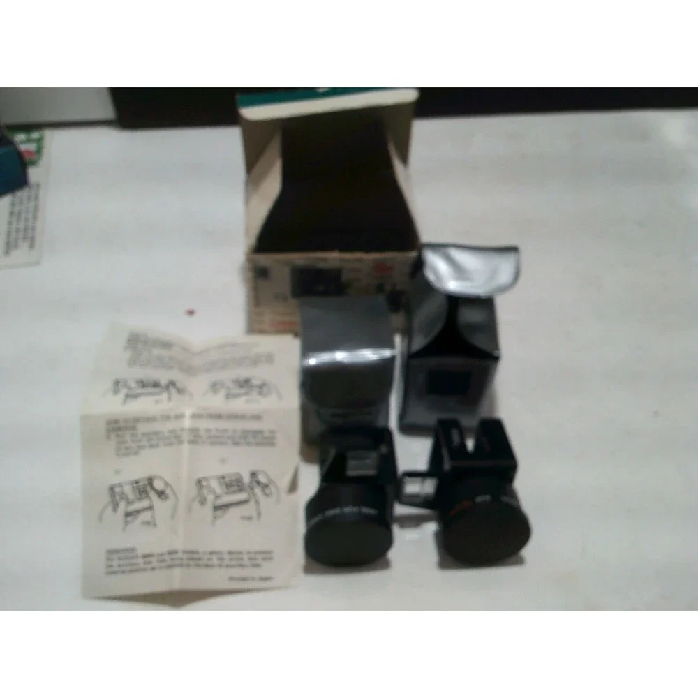 Focal Auxiliary Lens Set For Kodak Disc Cameras Telephoto & Wide Angle in Box